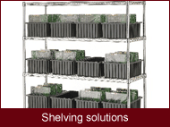 Shelving solutions